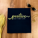 Camiseta Feminina Preta Positive