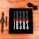 Camiseta Masculina Preta Jesus Yeshua