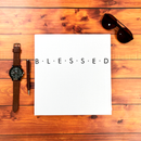 Camiseta Masculina Branca B.L.E.S.S.E.D