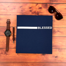 Camiseta Masculina Azul Blessed