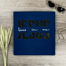 Camiseta Feminina Azul Jesus Lives In Me