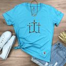 Camiseta Feminina Turquesa Calvário