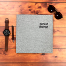 Camiseta Masculina Cinza Jesus Saves