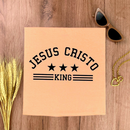 Camiseta Feminina Salmão Jesus Cristo King