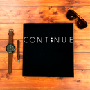 Camiseta Masculina Preta Continue