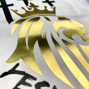 Camiseta Masculina Branca Leão Yeshua