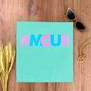 Camiseta Feminina Verde Menta AMOUR