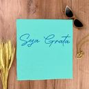 Camiseta Feminina Verde Menta Seja Grata