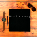 Camiseta Masculina Preta B.L.E.S.S.E.D