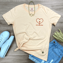 Camiseta Feminina Salmão Foi Por Mim