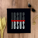 Camiseta Feminina Preta Jesus yeshua