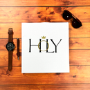 Camiseta Masculina Branca Holy Coroa