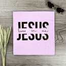 Camiseta Feminina Rosa Jesus Lives In Me