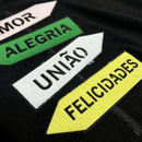 Camiseta Feminina Preta Direção Amor