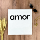 Camiseta Feminina Branca Amor