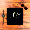 Camiseta Masculina Preta Holy Coroa