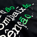 Camiseta Masculina Preta Perdão, Compaixão, Bênção.