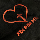 Camiseta Feminina Preta Foi Por Mim