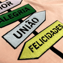 Camiseta Feminina Salmão Direção Amor