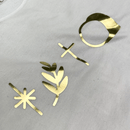 Camiseta Feminina Branca Raminho