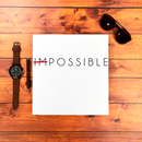 Camiseta Masculina Branca Impossible