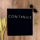 Camiseta Feminina Preta Continue