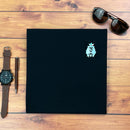 Camiseta Masculina Preta Cordeiro e Leão Holográfico