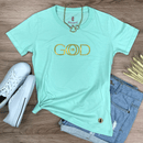Camiseta Feminina Verde Menta God is Good