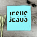 Camiseta Feminina Verde Menta Jesus Lives In Me