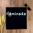 Camiseta Feminina Preta Iluminada