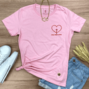Camiseta Feminina Rosa Foi Por Mim