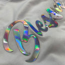 Camiseta Masculina Branca Blessed Holográfico