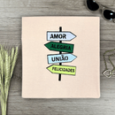 Camiseta Feminina Salmão Direção Amor