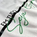 Camiseta Masculina Branca Seja grato