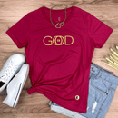 Camiseta Feminina Pink God is Good