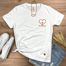Camiseta Feminina Branca Foi Por Mim