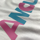 Camiseta Feminina Branca Coração AMOUR