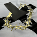 Camiseta Masculina Branca Cruz Espinhos