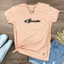Camiseta Feminina Salmão Girassol Gratidão