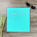 Camiseta Feminina Verde Menta Aplique Positive