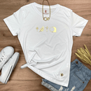 Camiseta Feminina Branca Raminho