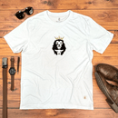 Camiseta Masculina Branca Coroa Cordeiro e Leão
