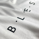 Camiseta Masculina Branca B.L.E.S.S.E.D