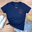 Camiseta Feminina Azul Foi Por Mim