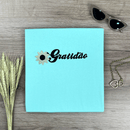 Camiseta Feminina Verde Menta Girassol Gratidão