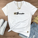 Camiseta Feminina Branca Girassol Gratidão
