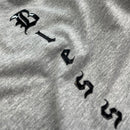 Camiseta Masculina Cinza Blessed Vertical