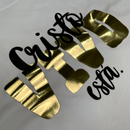 Camiseta Feminina Branca Cristo Vivo Está