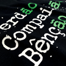 Camiseta Feminina Preta Perdão, Compaixão, Benção