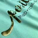 Camiseta Feminina Verde Menta Positive